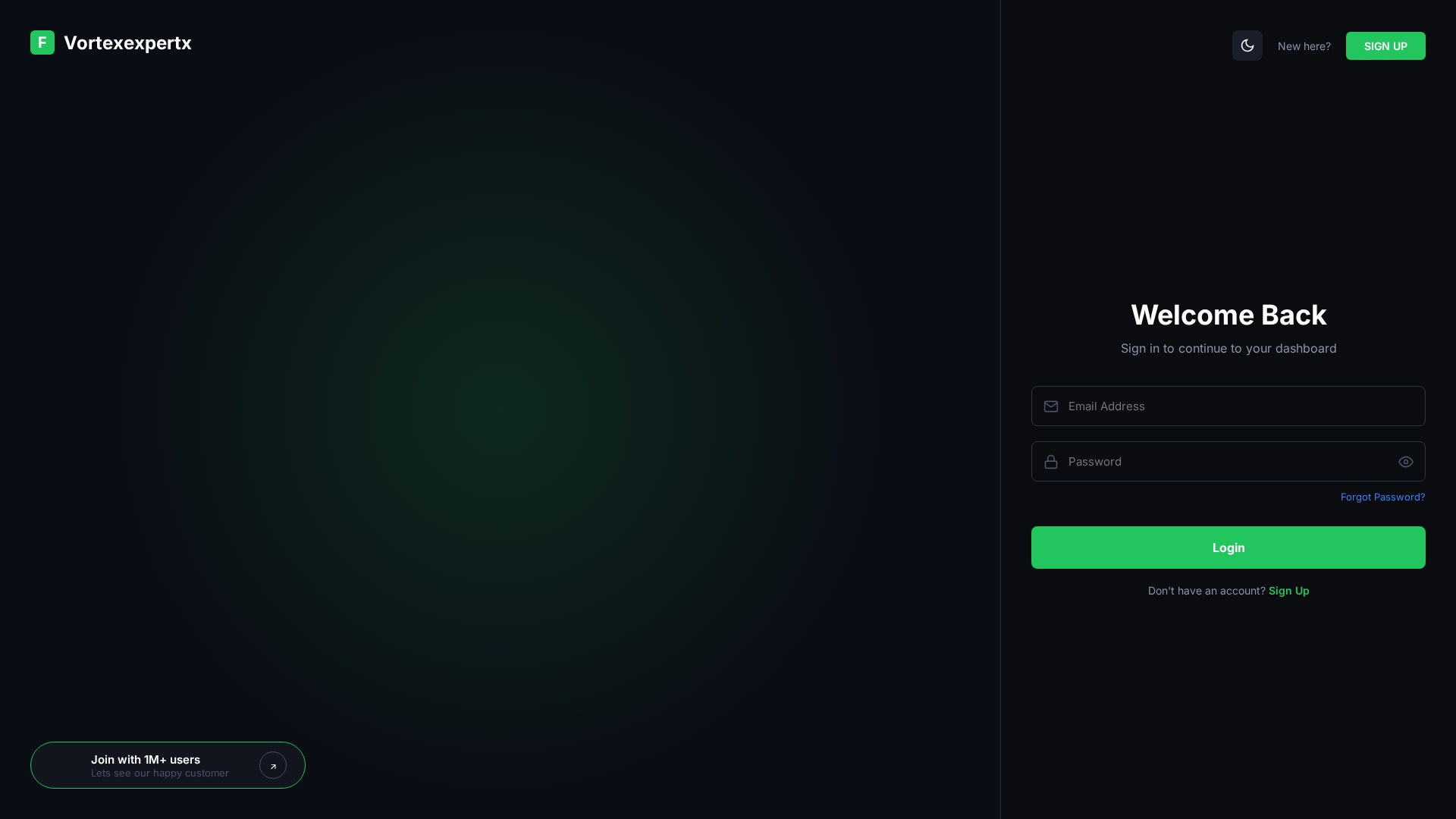 Screenshot of vortexexpertx.pro