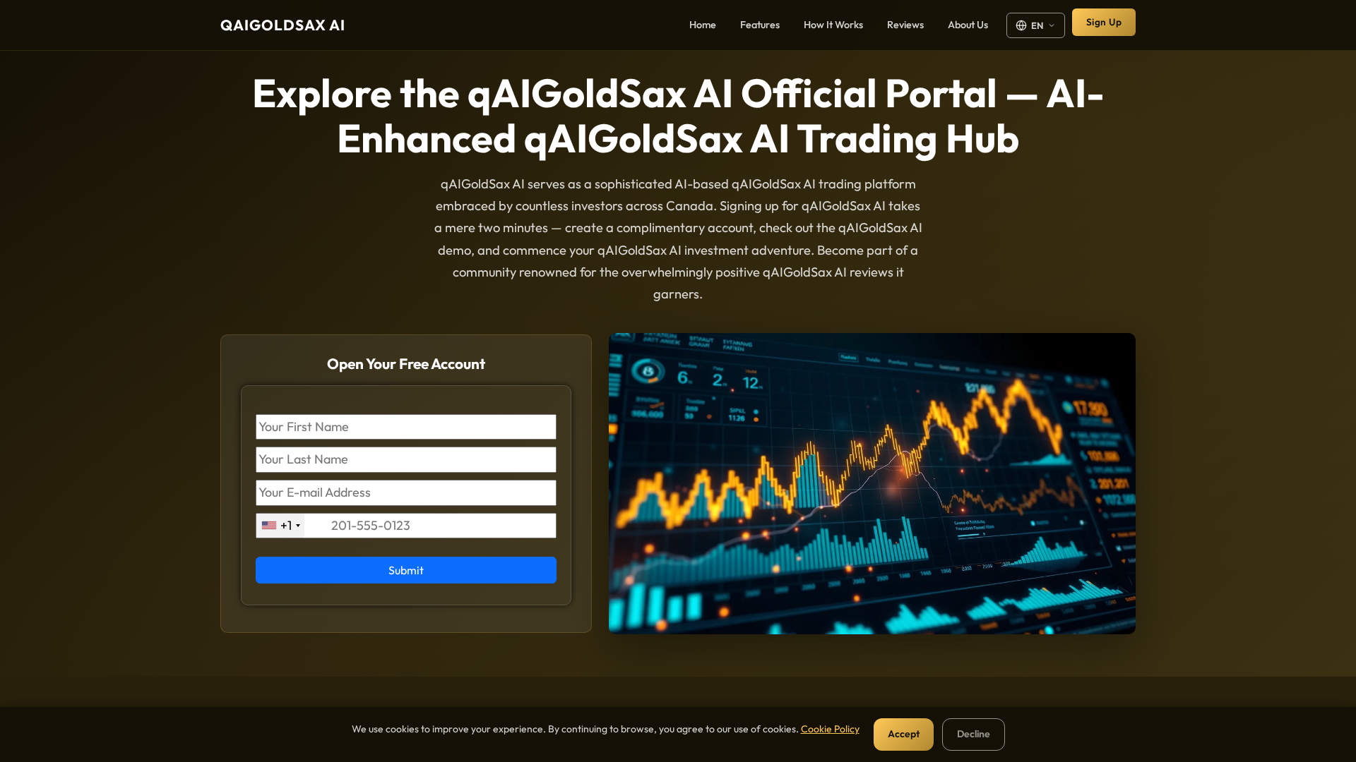 Screenshot of qaigoldsax.com