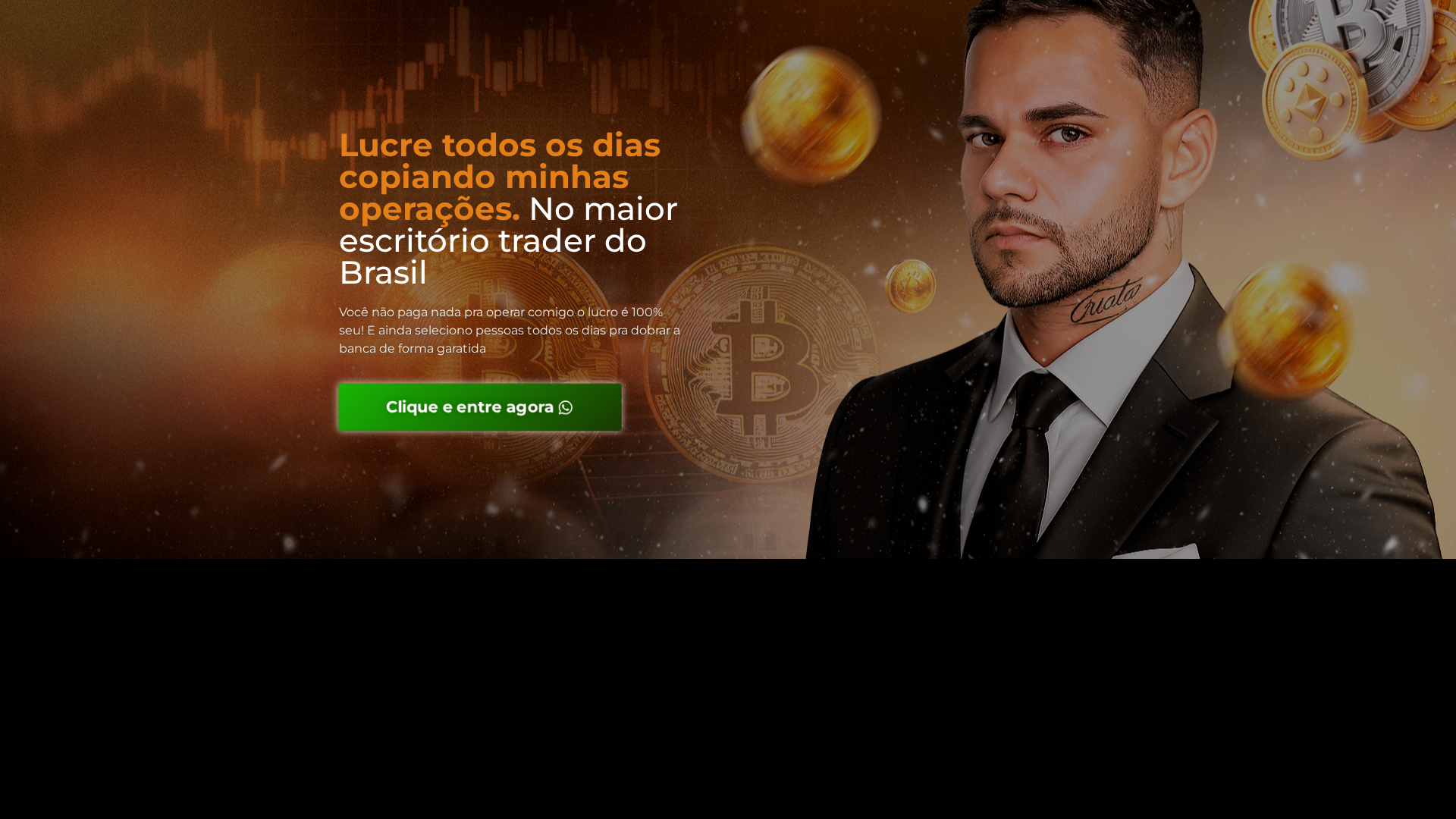 Screenshot of copytradejoaopedro.com