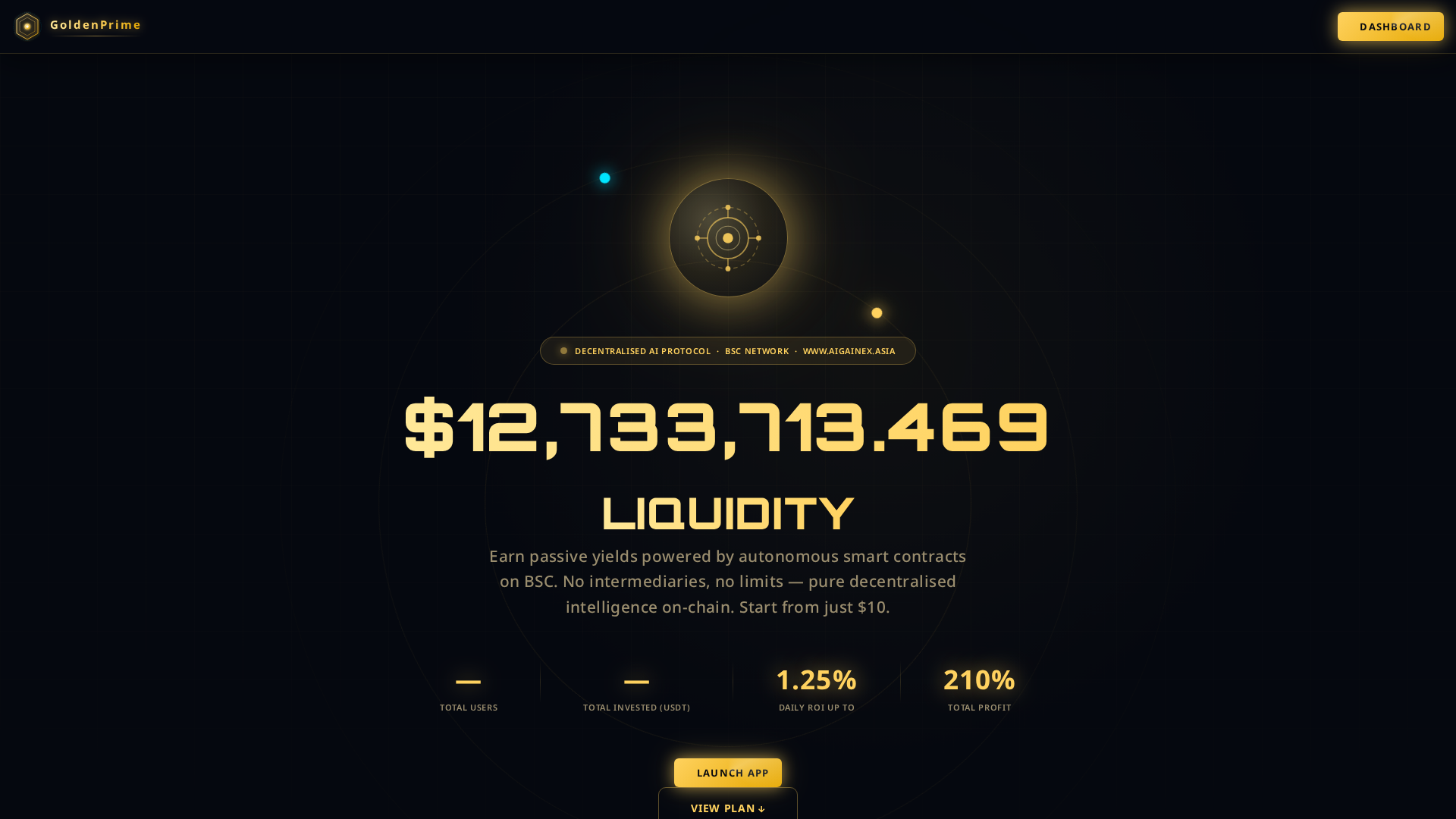 Screenshot of goldenprime.digital