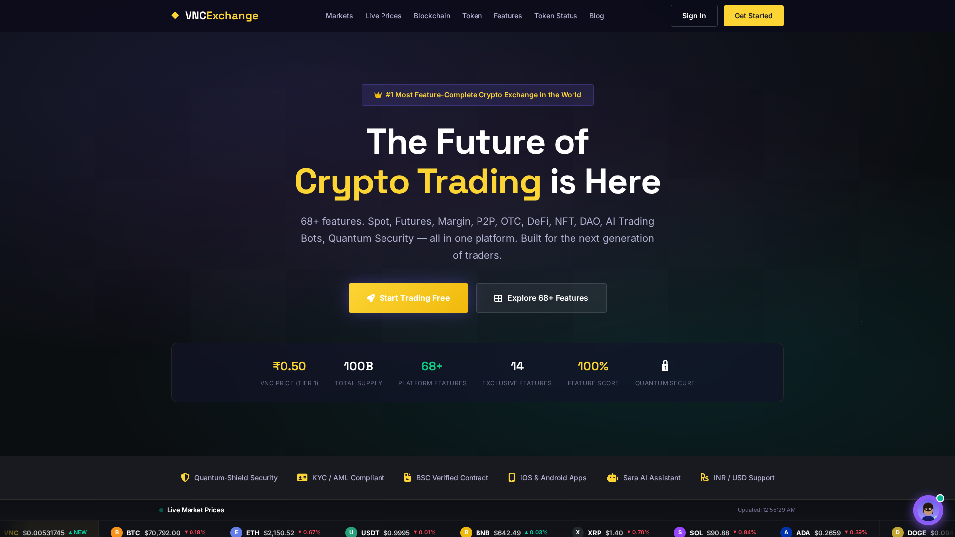 Screenshot of vncexchange.com