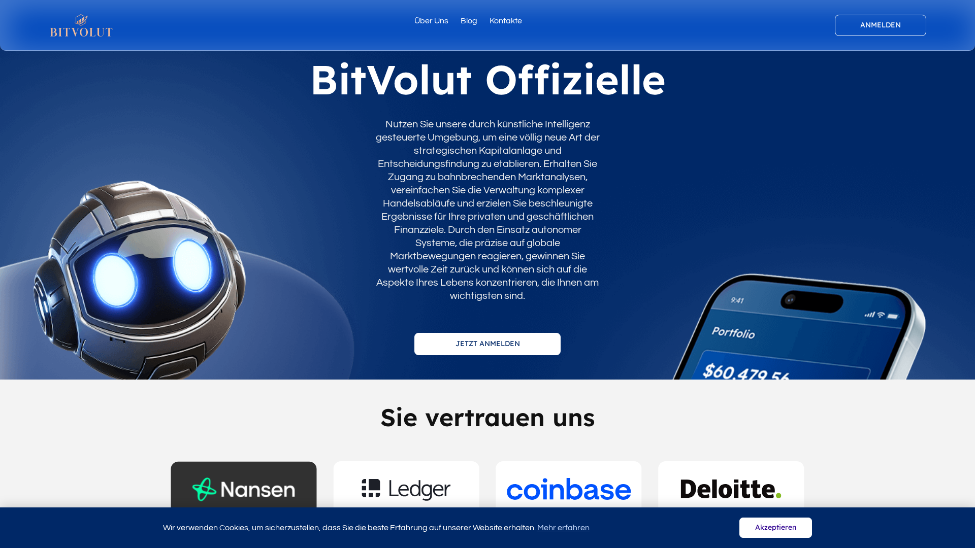 Screenshot of bit-volut-ai.org