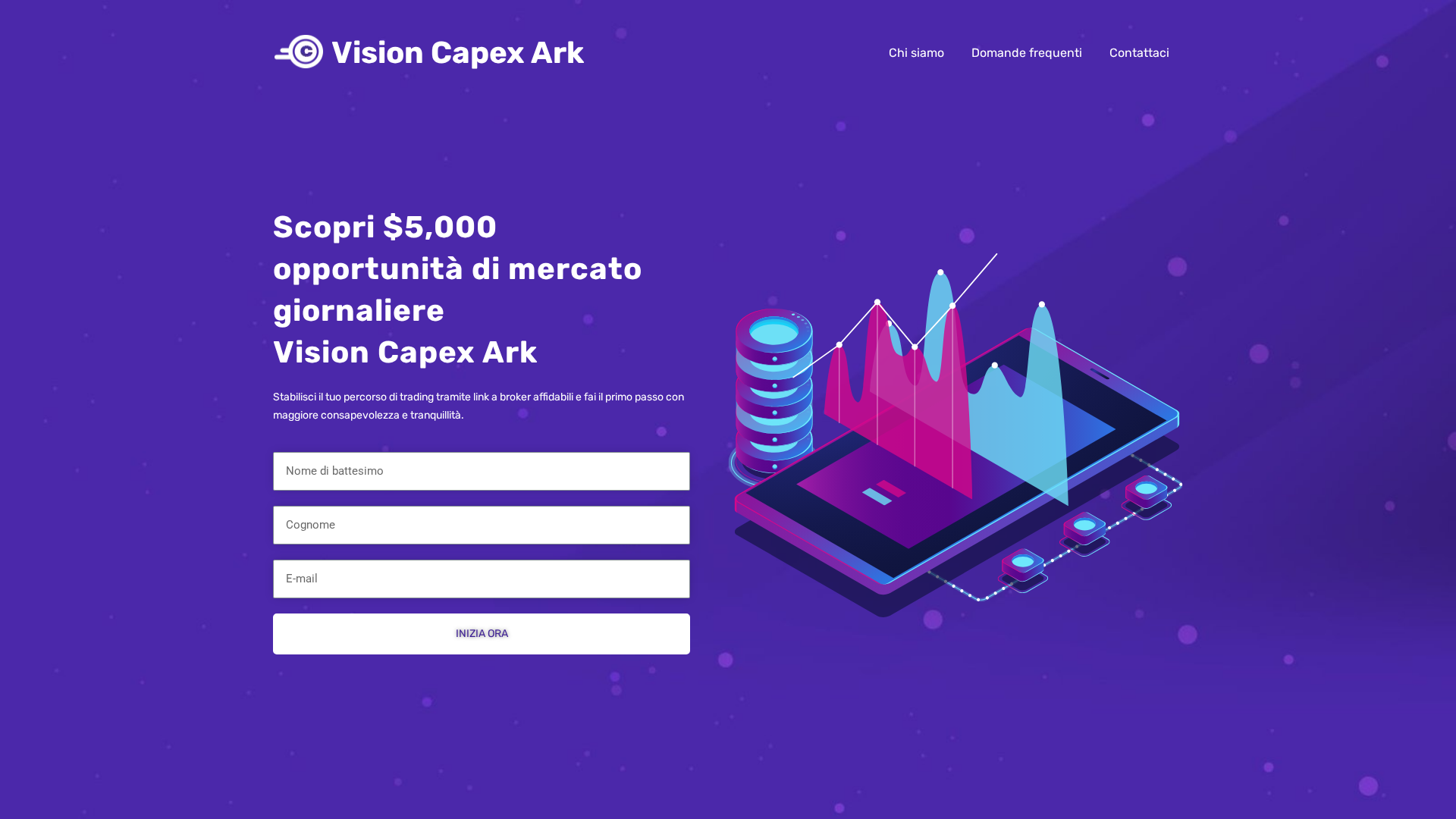 Screenshot of visioncapexark.com