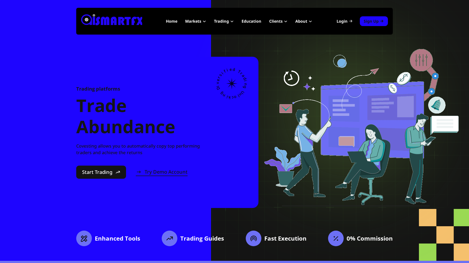 Screenshot of aismartfx.com