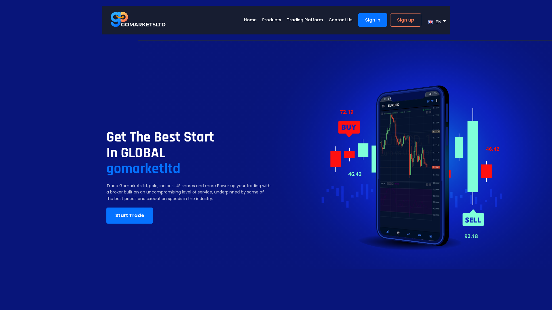 Screenshot of go-marketltd.com