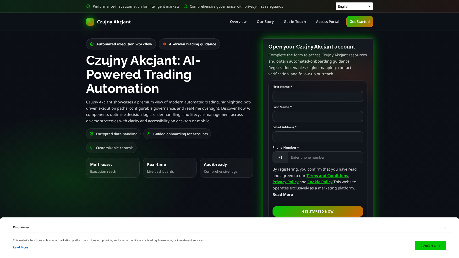 Screenshot of czujnyakcjant.pro