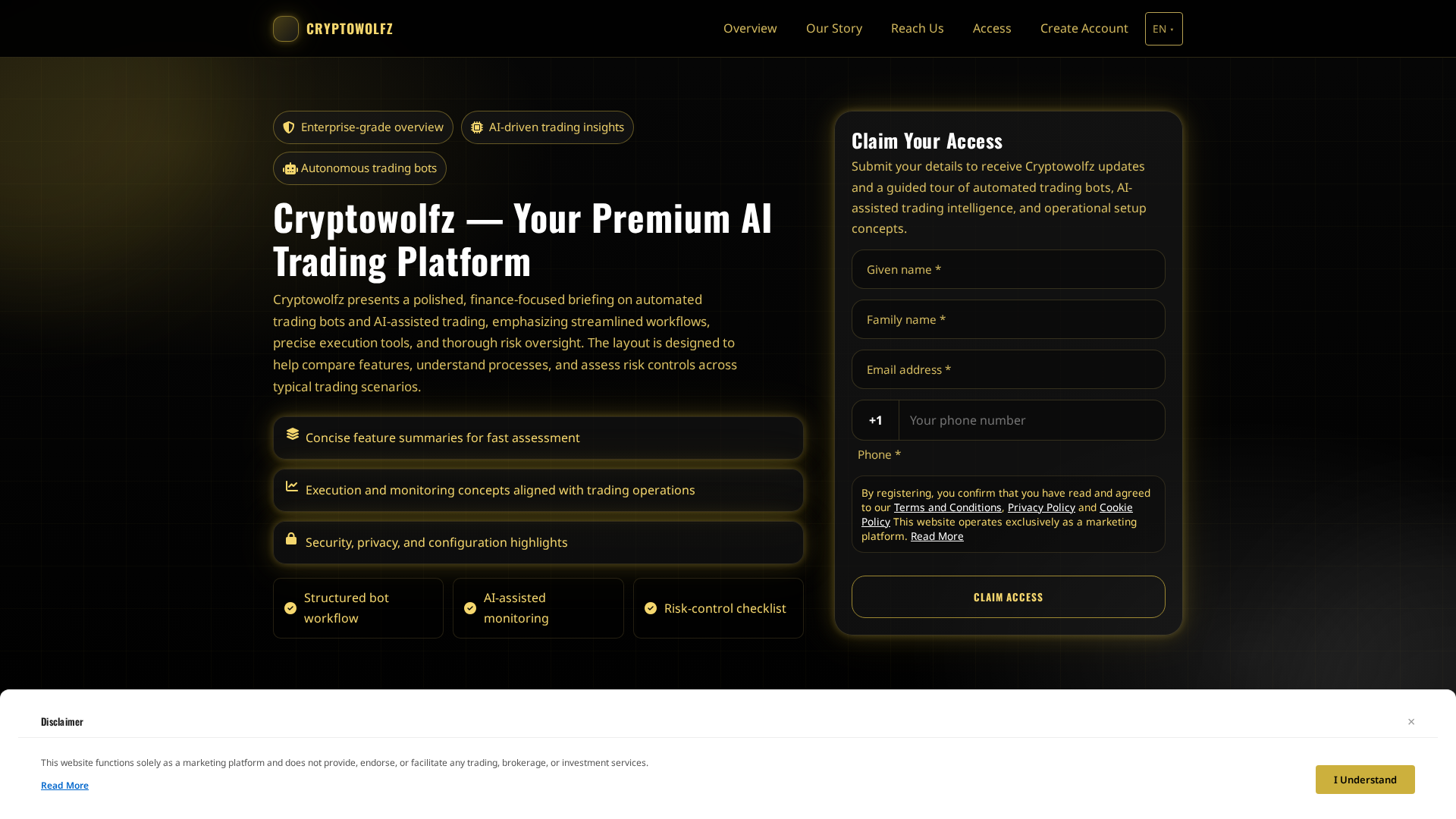 Screenshot of ryptowolfzengine.pro