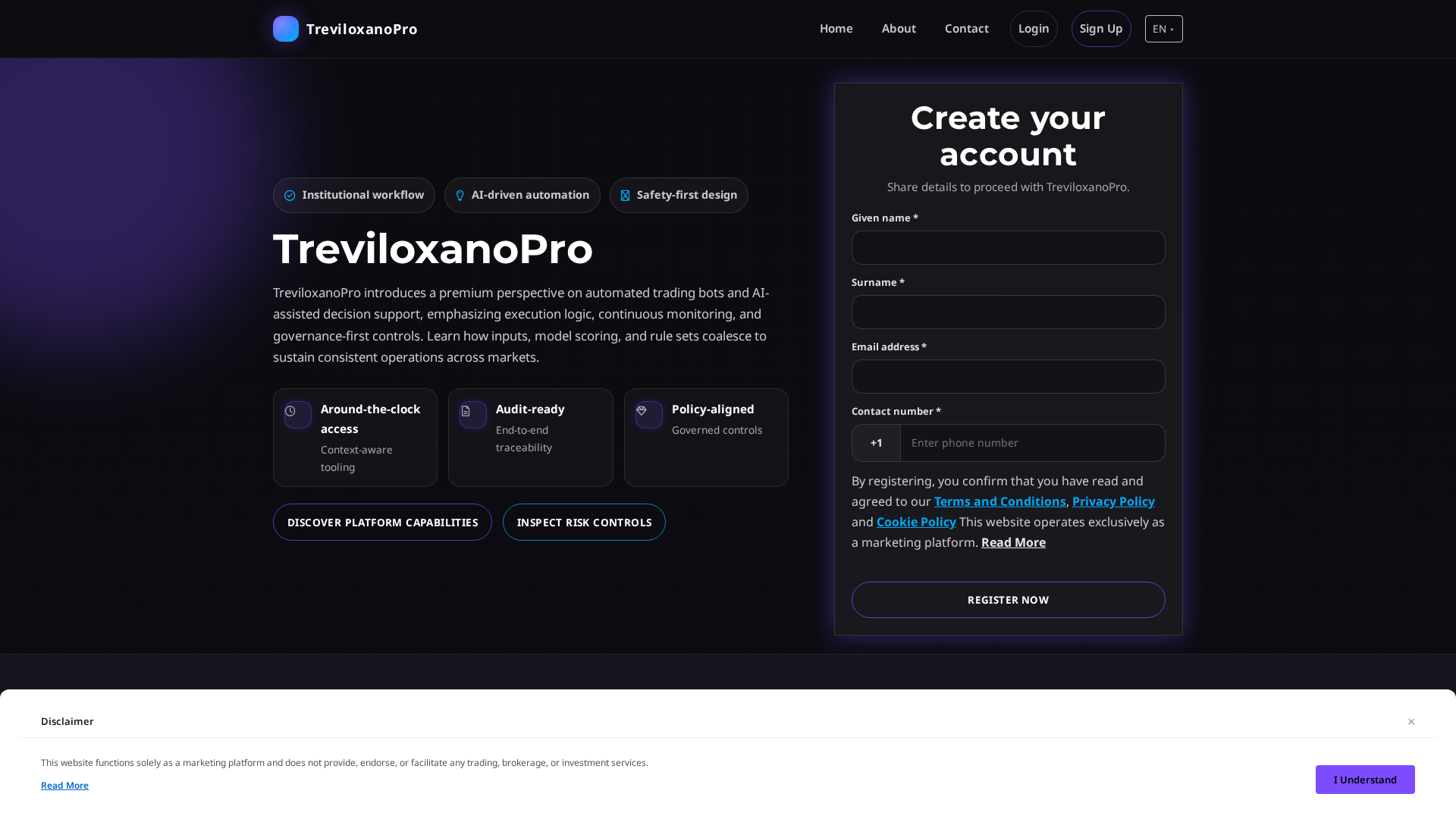 Screenshot of treviloxanopro.pro