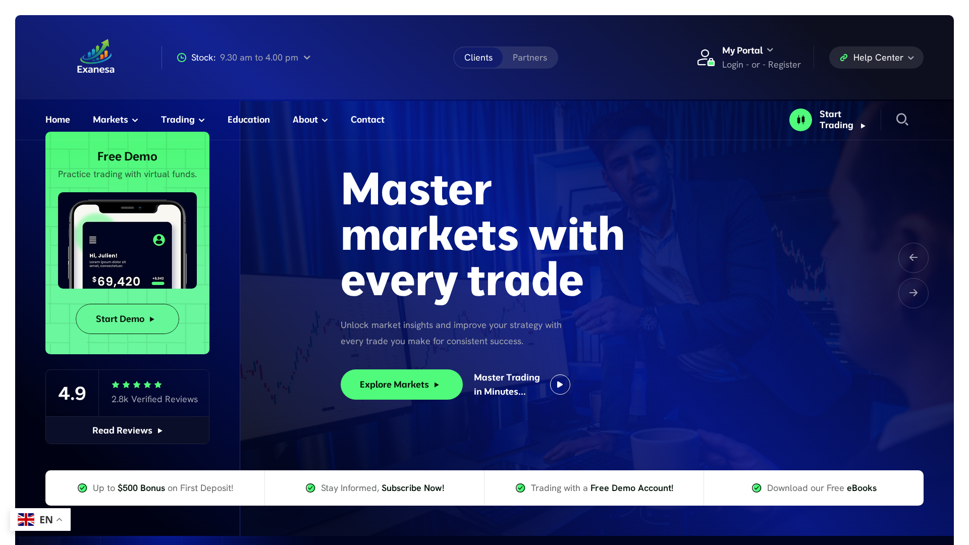 Screenshot of exanesa.it
