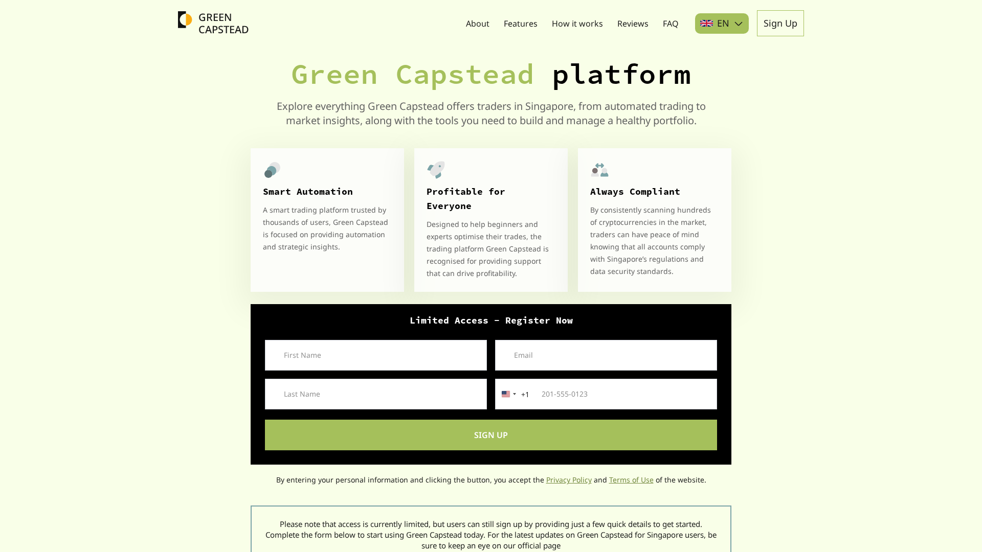 Screenshot of green-capstead.com