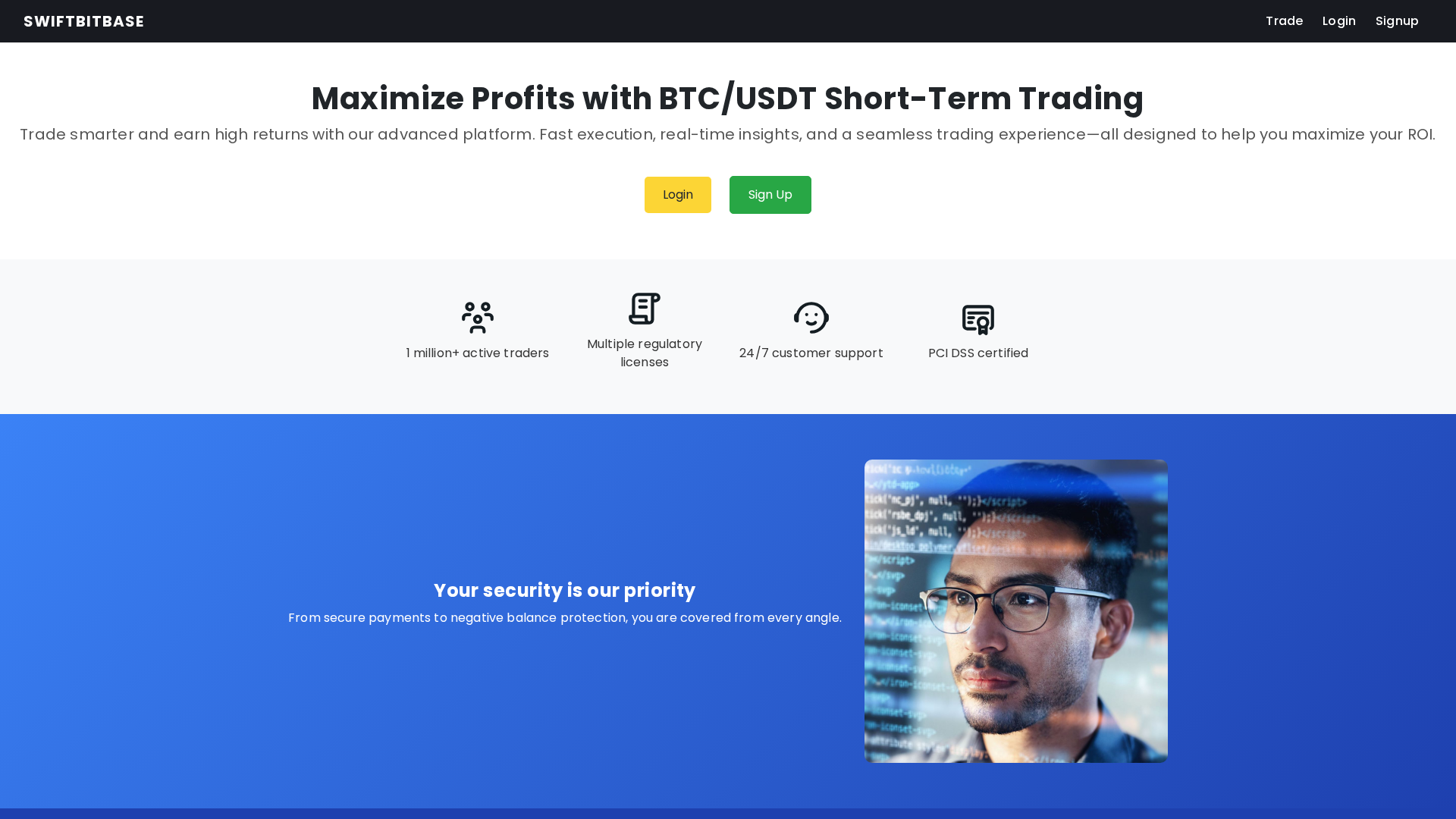 Screenshot of swiftbitbase.net