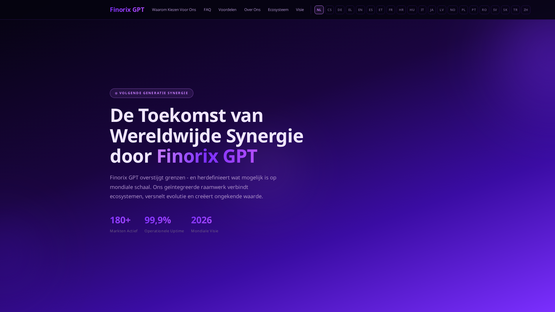 Screenshot of finorixgpttrade.com