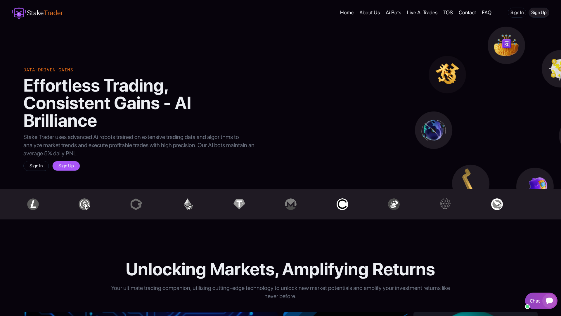 Screenshot of staketraders.ltd