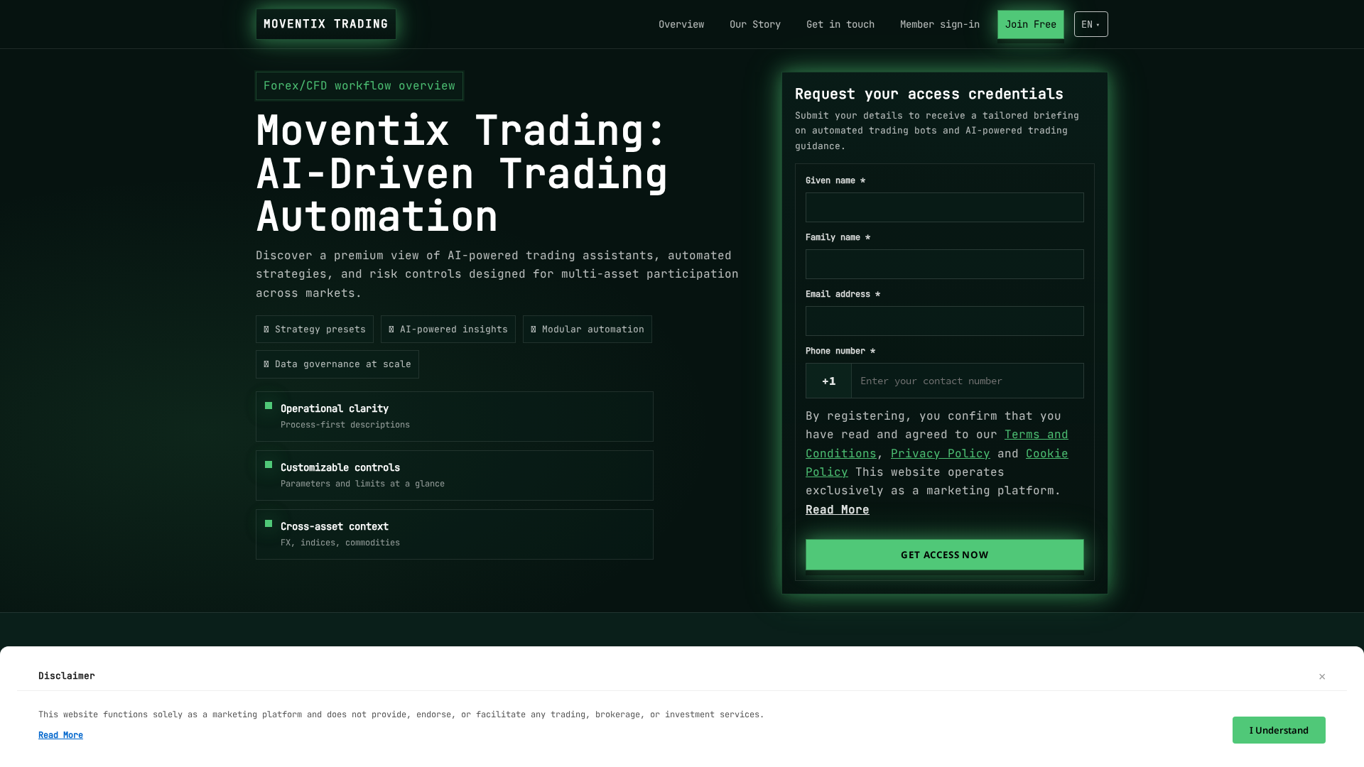 Screenshot of moventixtrading.pro
