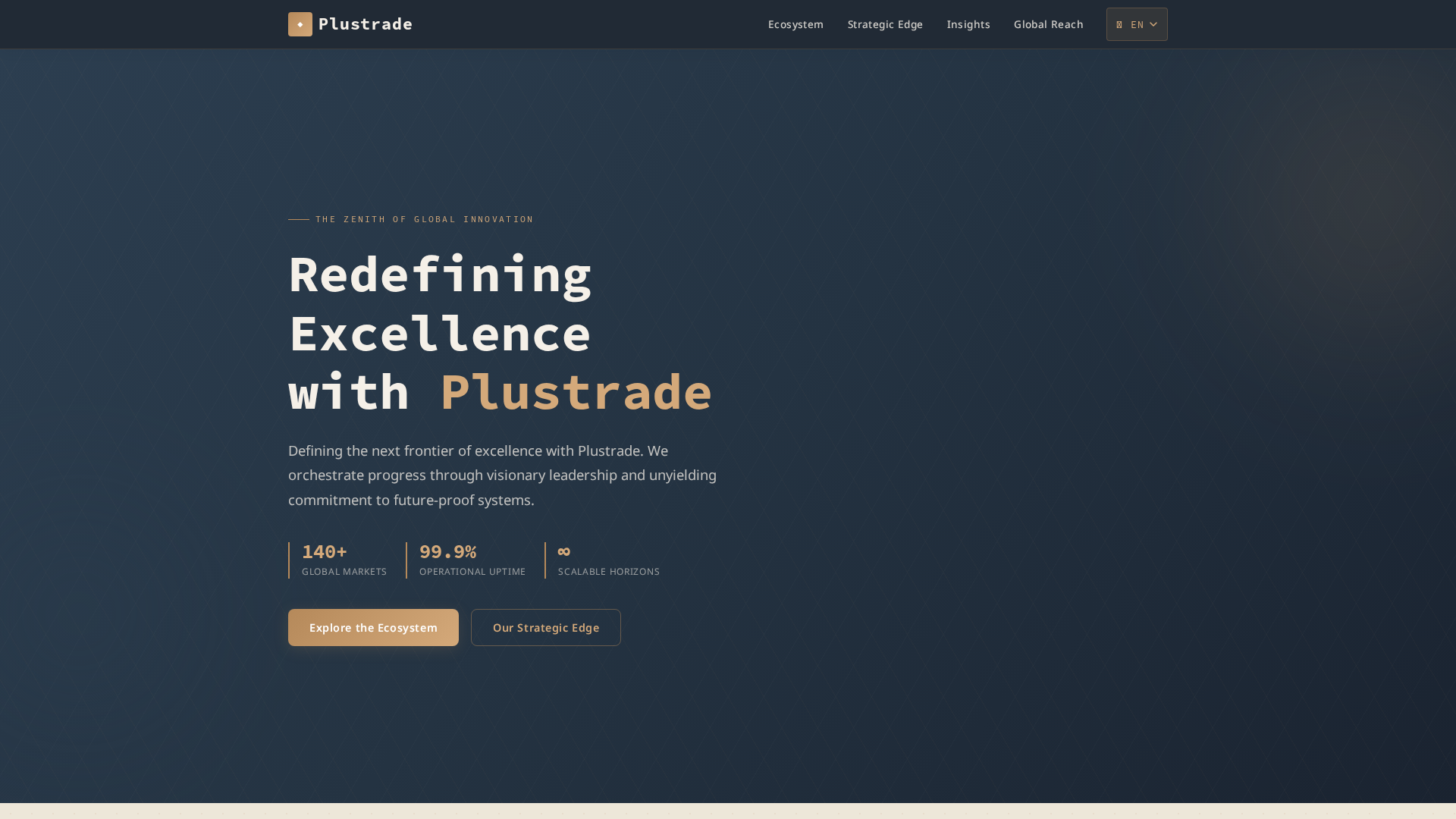 Screenshot of plustradetrade.com