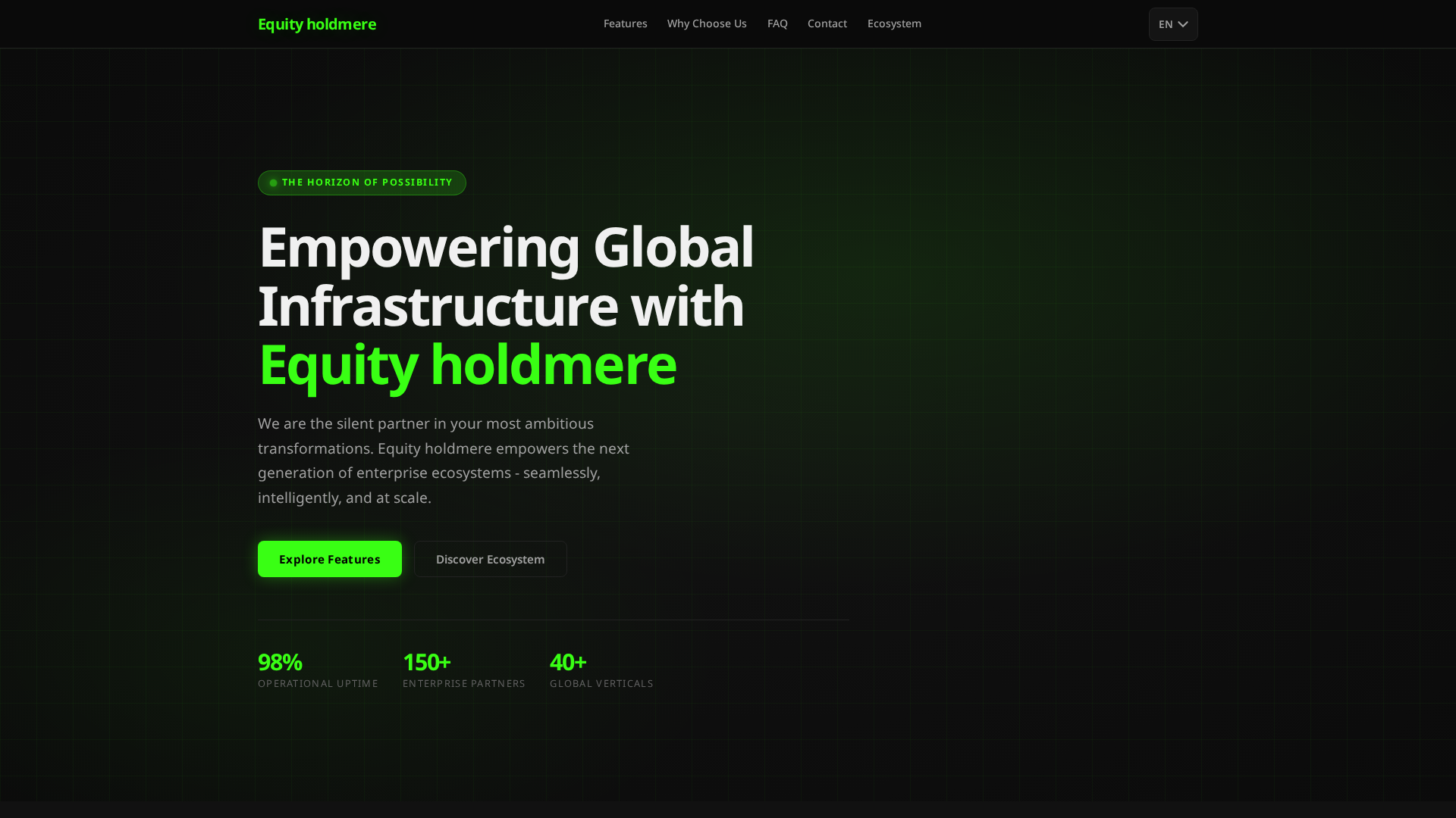 Screenshot of equityholdmere.net