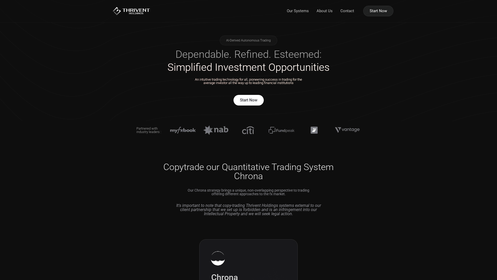 Screenshot of thriventholdings.com