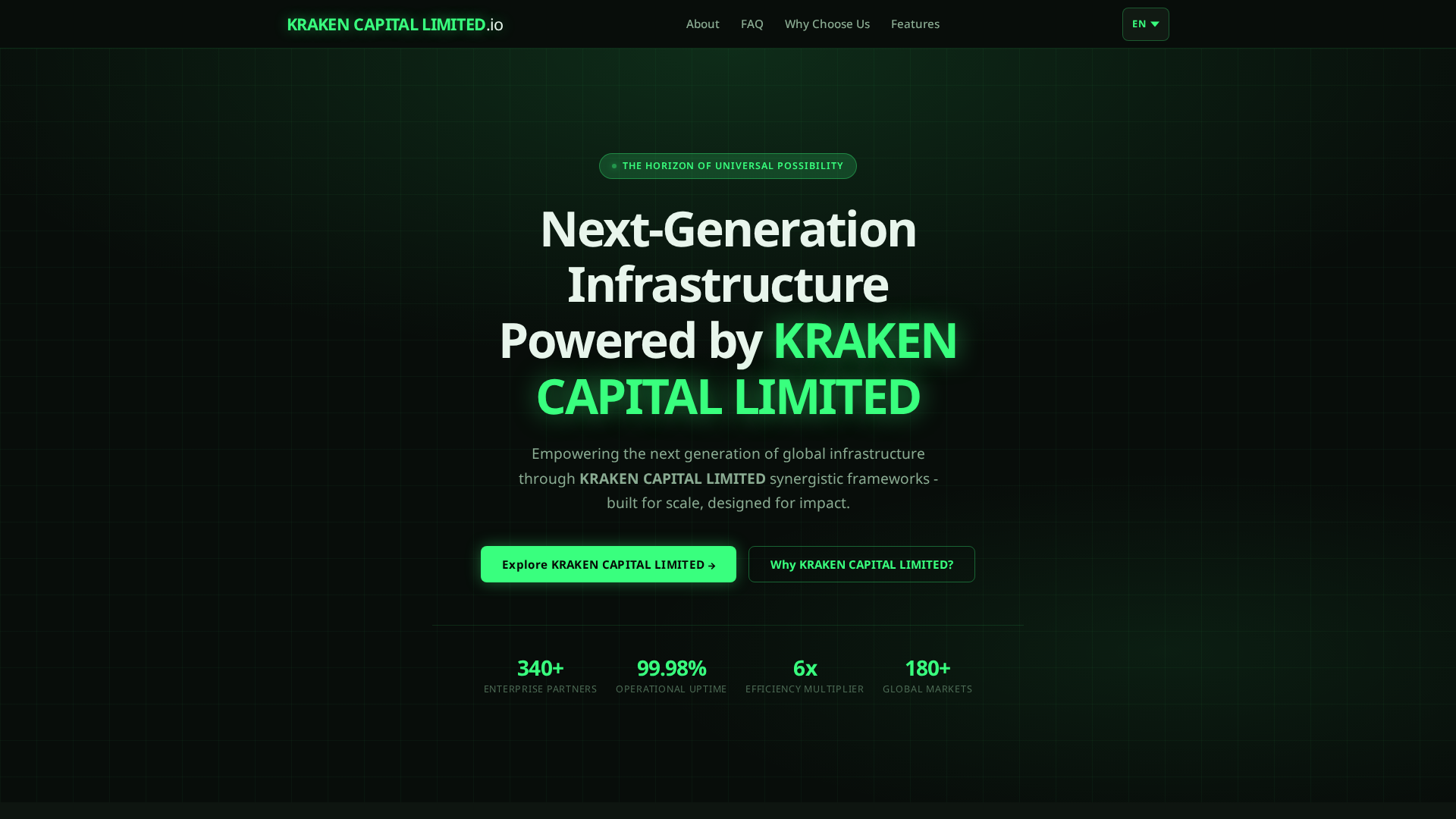 Screenshot of krakencapitallimited.net