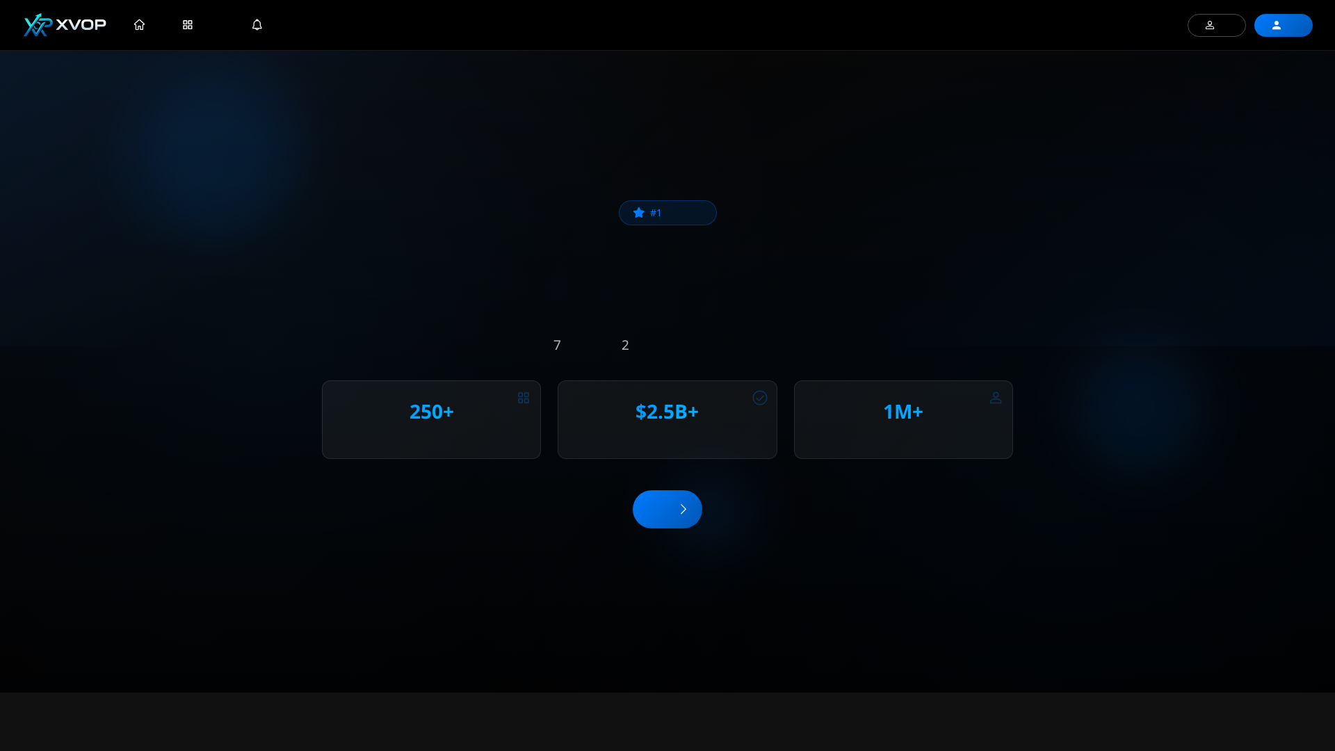 Screenshot of xvopcrypto.com