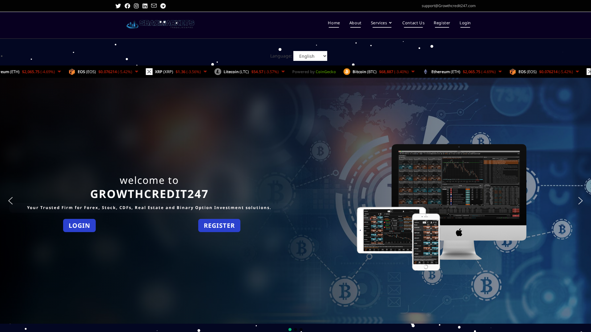 Screenshot of sbacmarkets.top