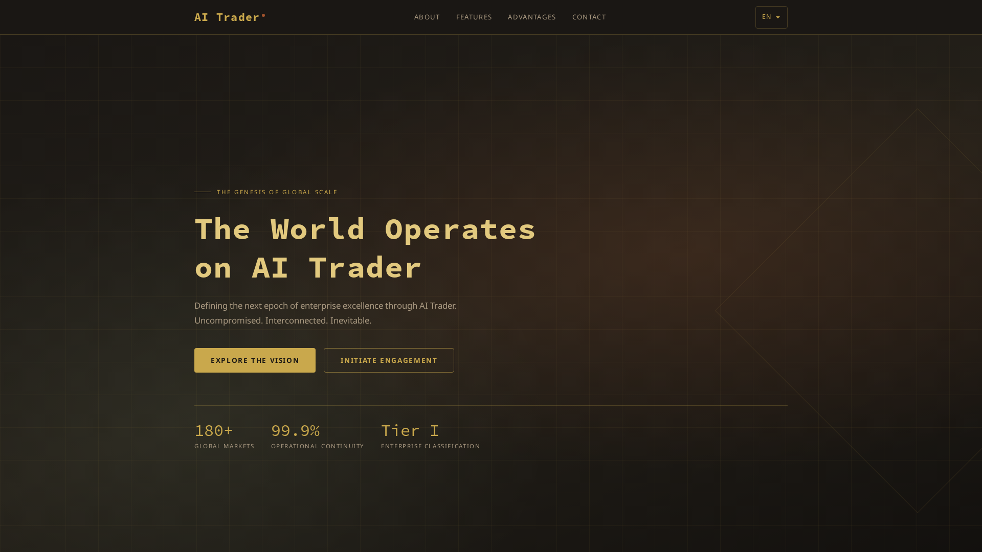 Screenshot of aitradertrade.com