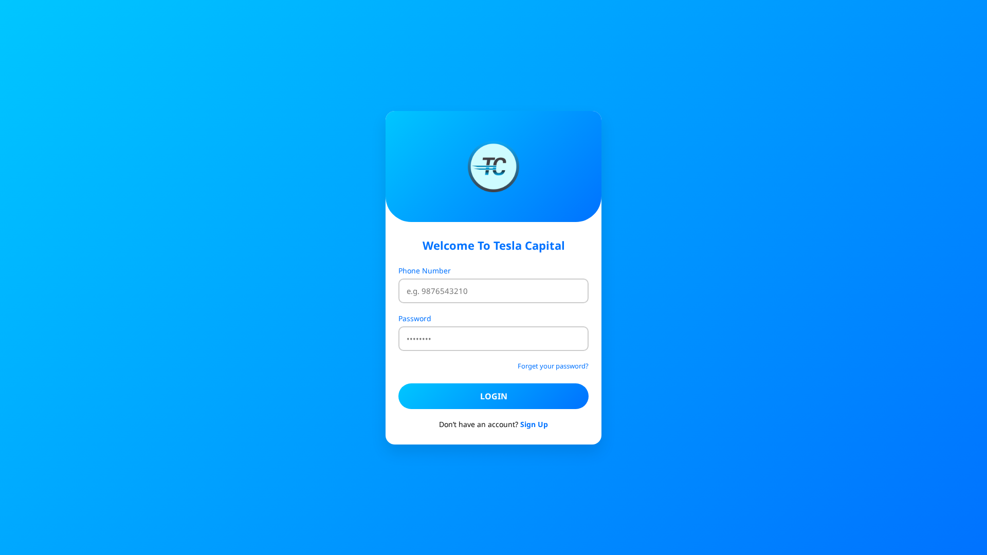 Screenshot of teslacapital.online