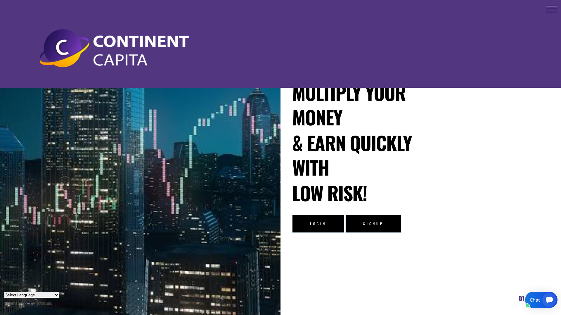 Screenshot of continentcapita.cc