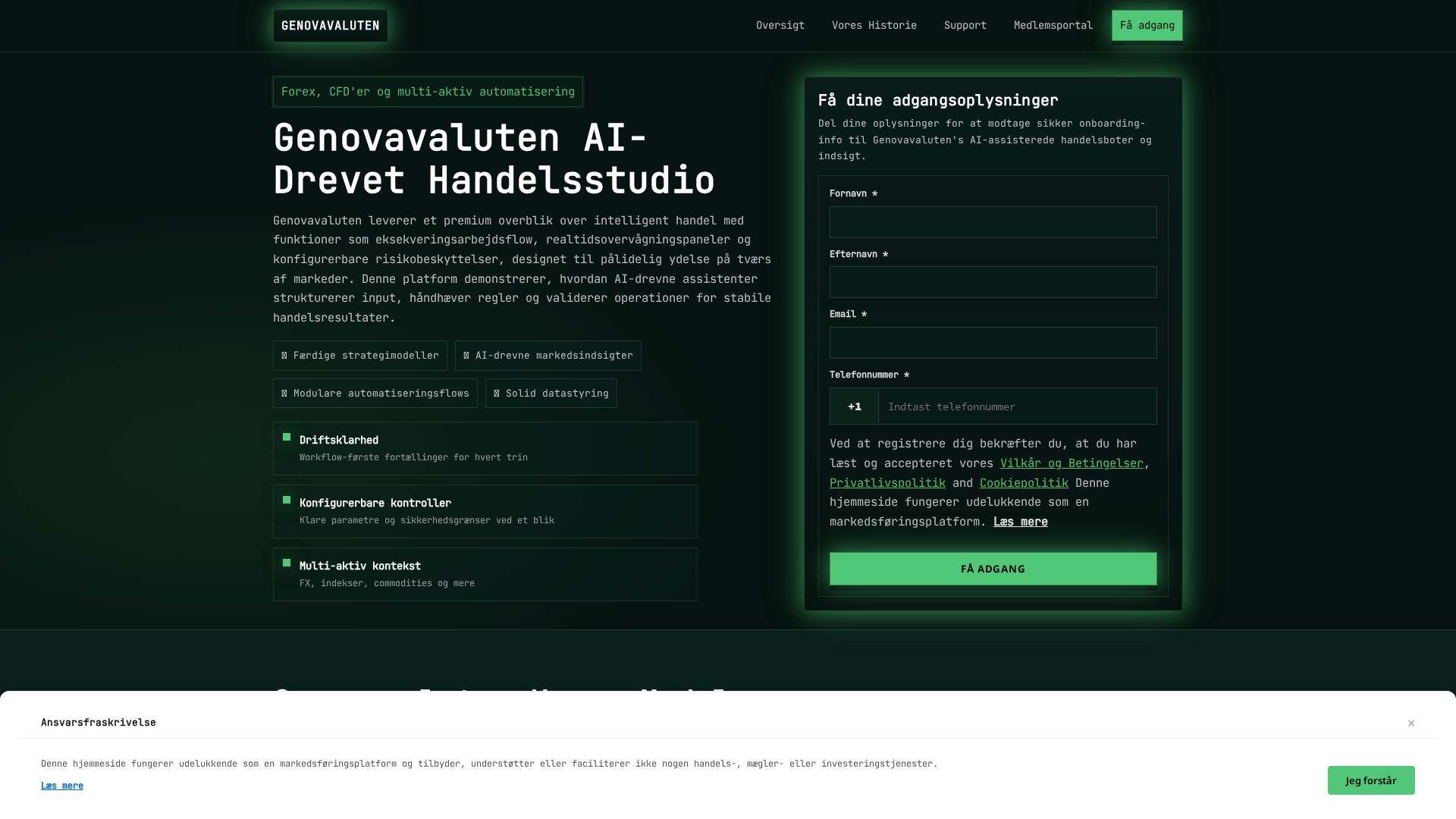 Screenshot of genovavaluten.click