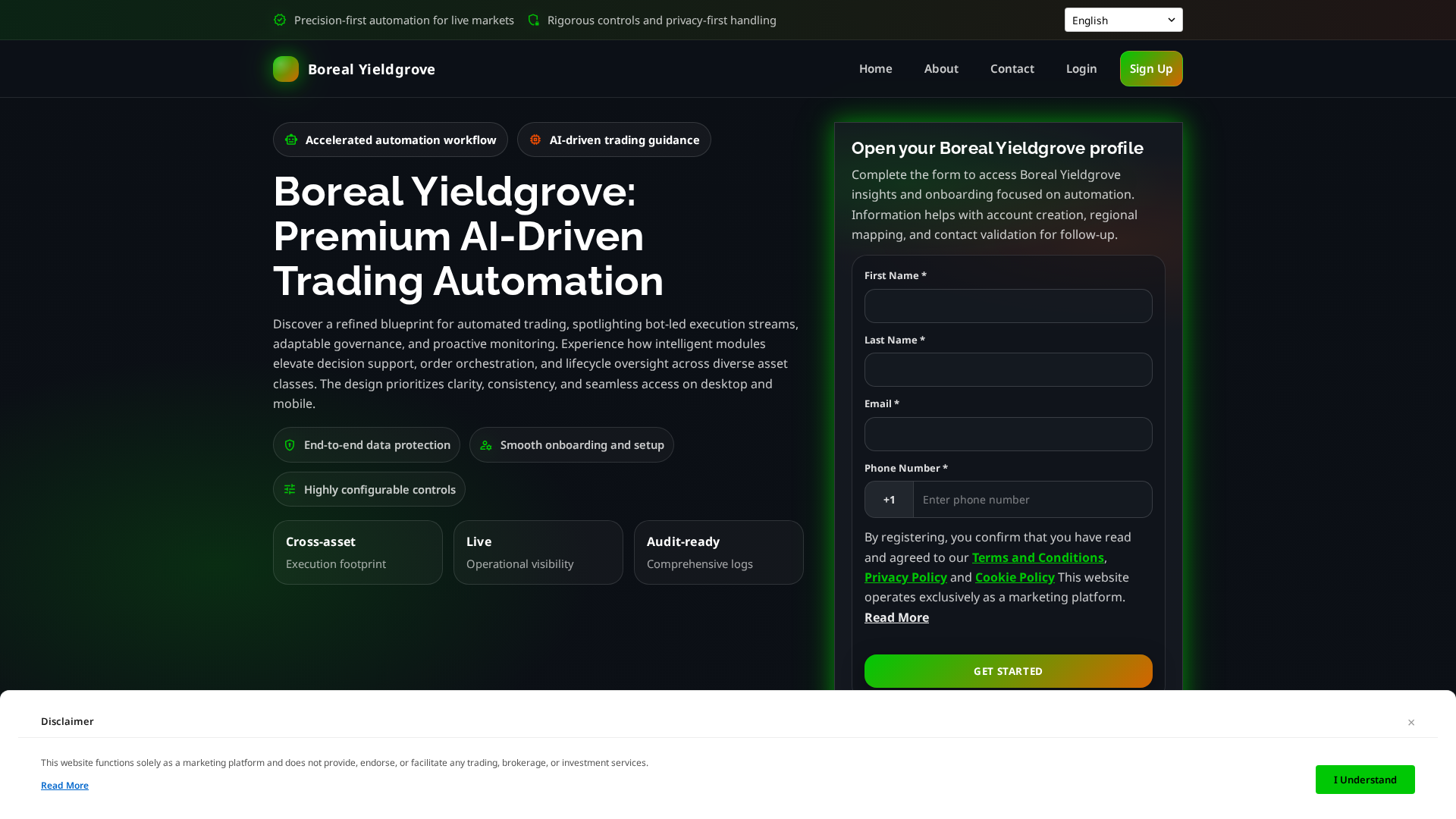 Screenshot of boreal-yieldgrove.pro