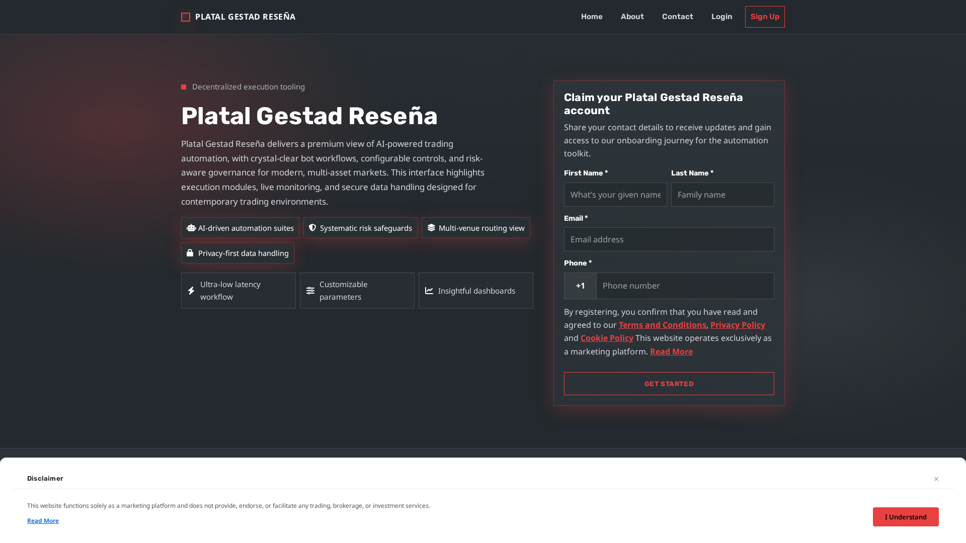 Screenshot of platalgestadresena.pro