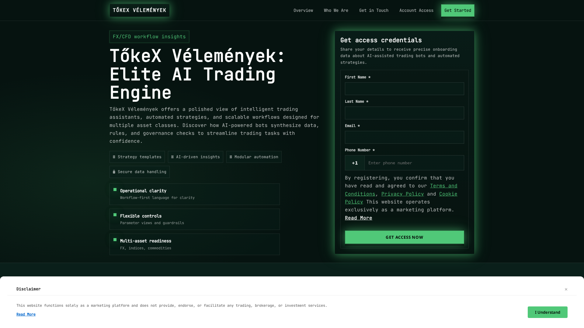 Screenshot of tokexvelemenyek.digital