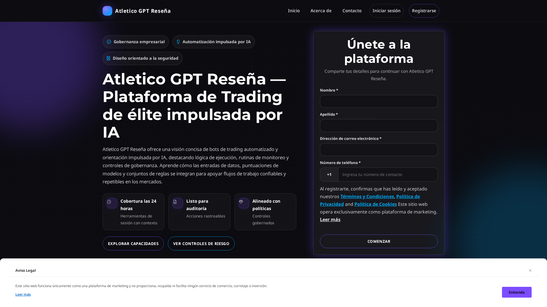 Screenshot of atleticogptresena.pro