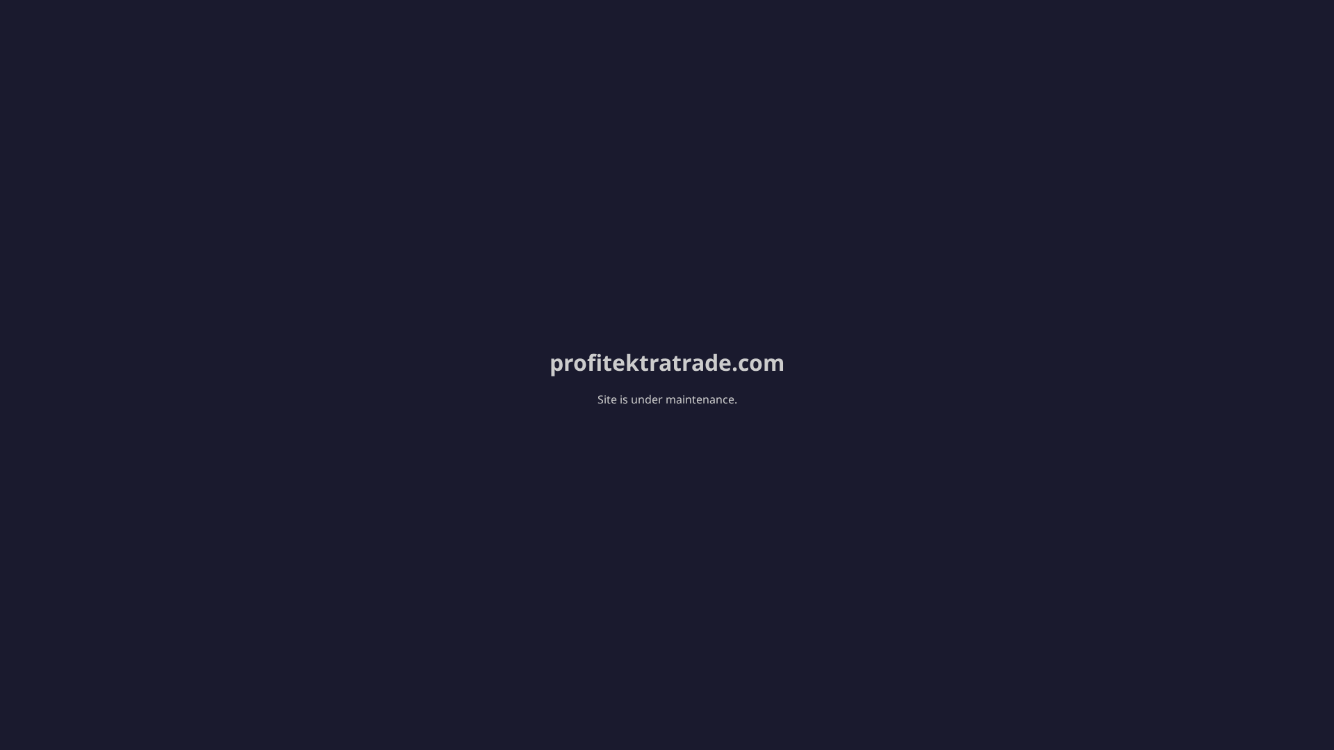 Screenshot of profitektratrade.com