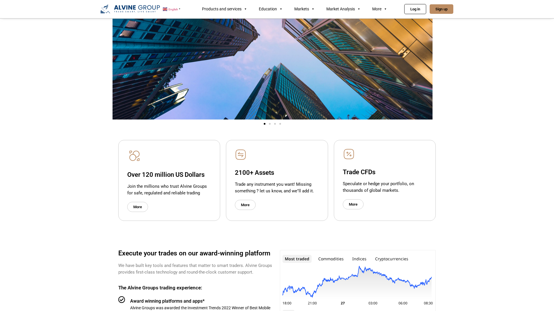 Screenshot of alvine-groupltd.com
