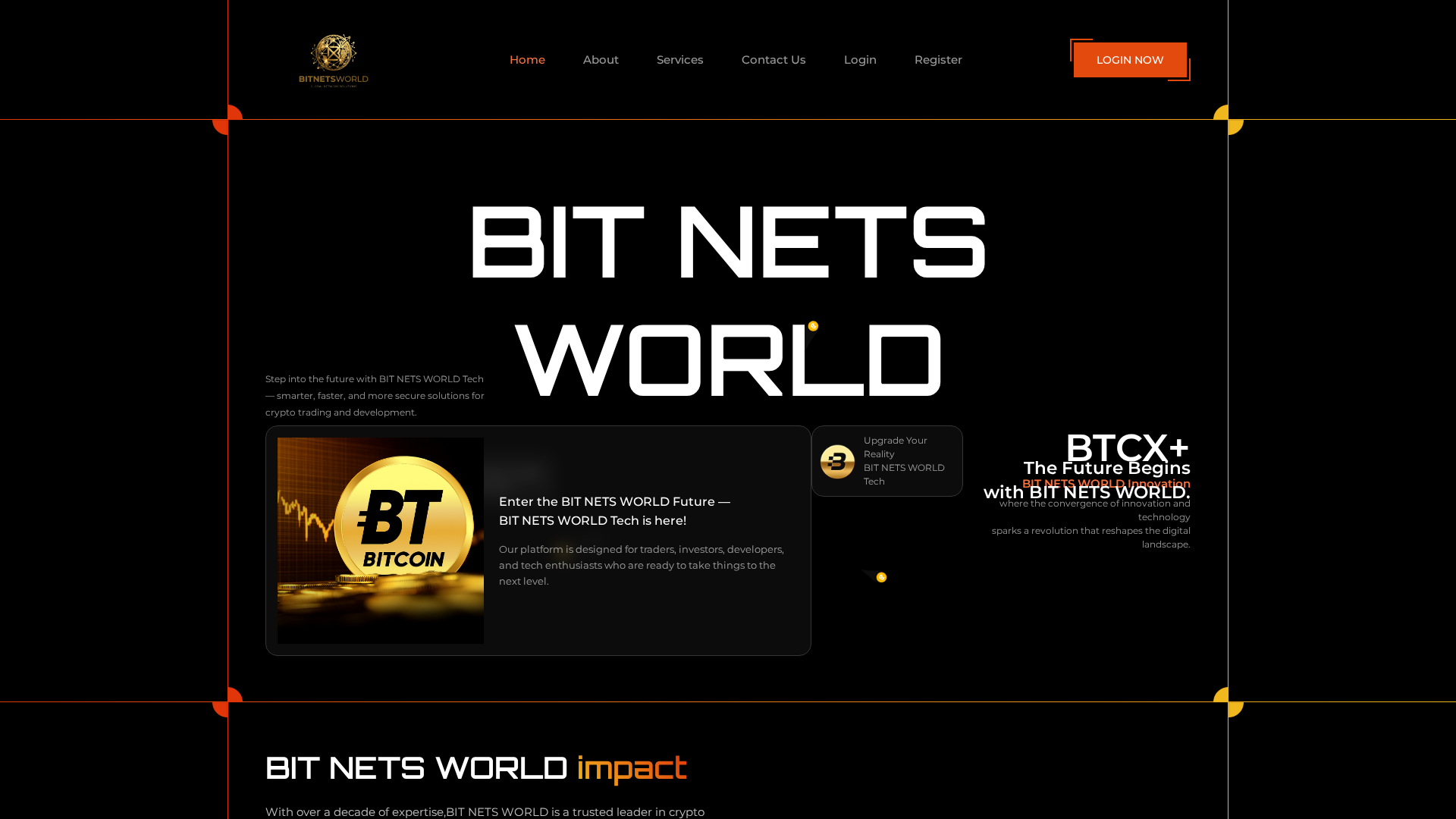 Screenshot of bitnetsworld.com