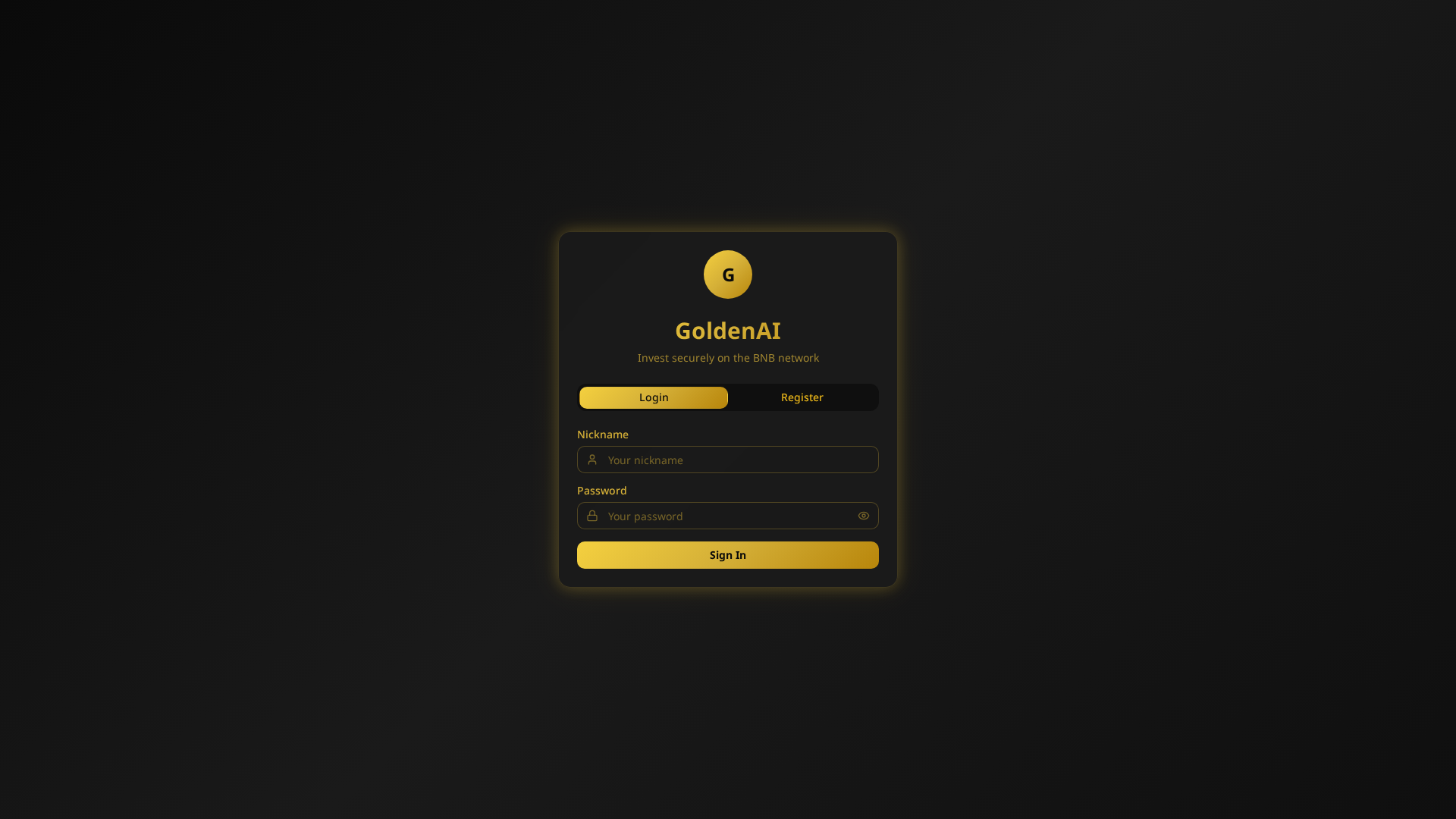 Screenshot of goldenai.lat