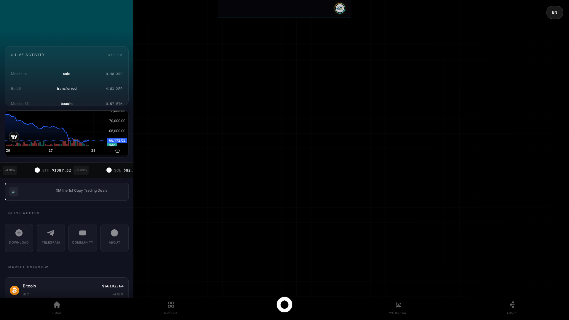 Screenshot of xm-aitrade.site