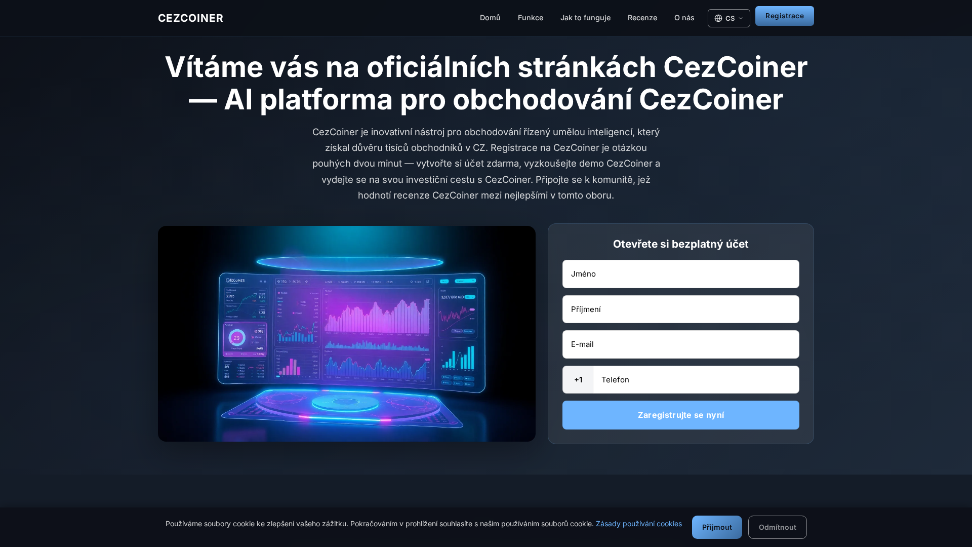 Screenshot of cezcoiner.online