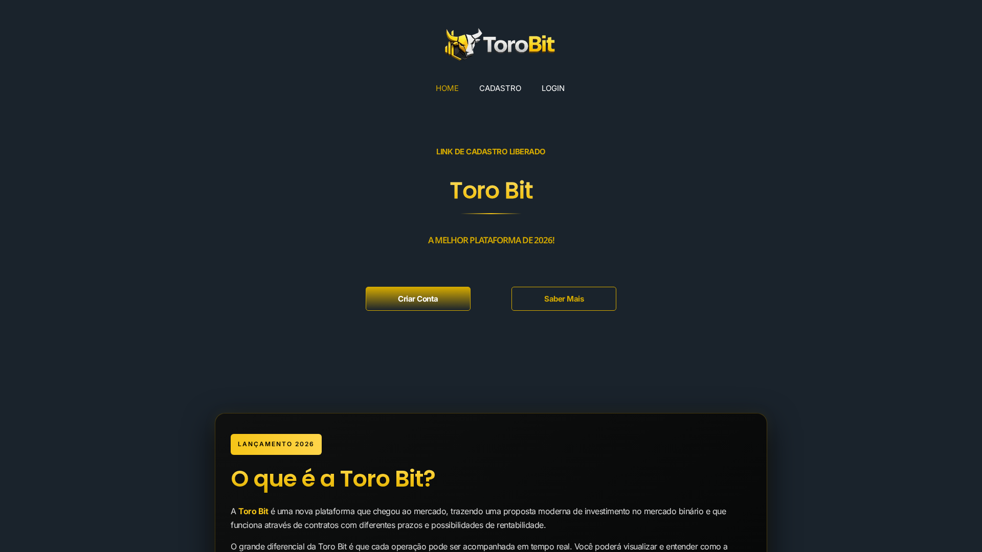 Screenshot of torobit.pro