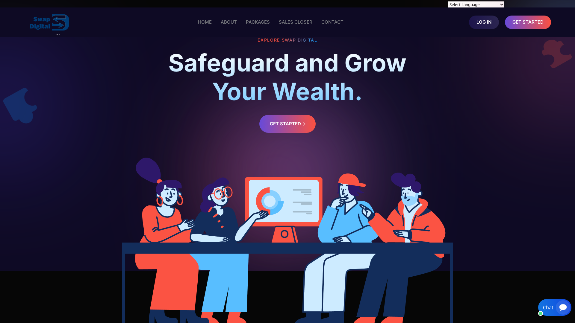 Screenshot of swap-digital.com