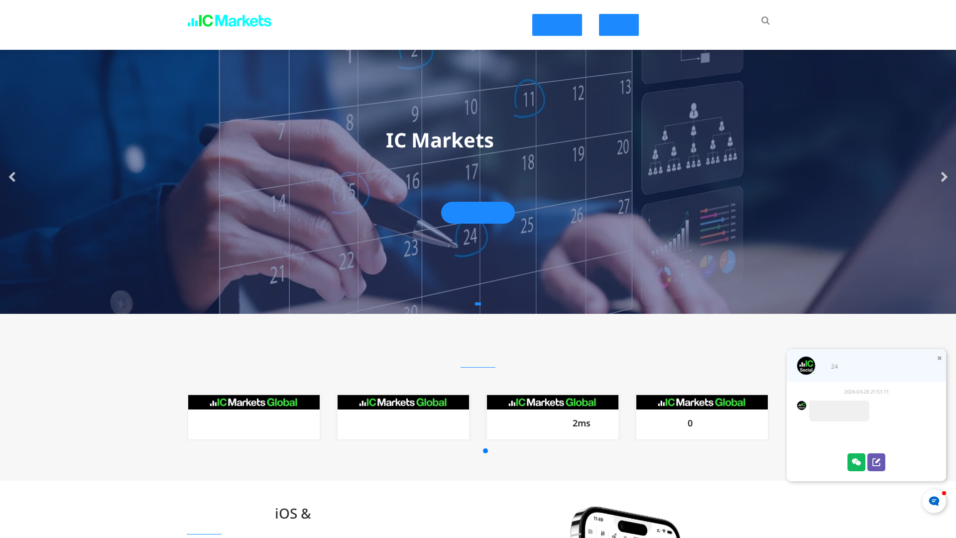 Screenshot of icmarketsitfx.com