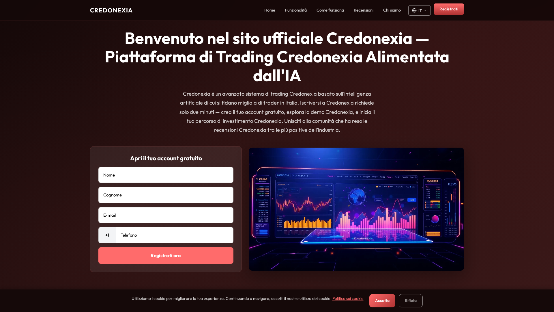 Screenshot of credonexia.online