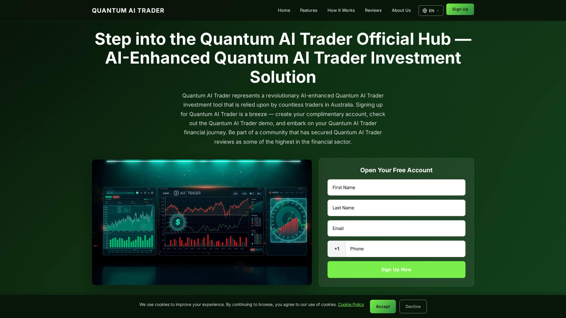 Screenshot of quantumaitrader.online