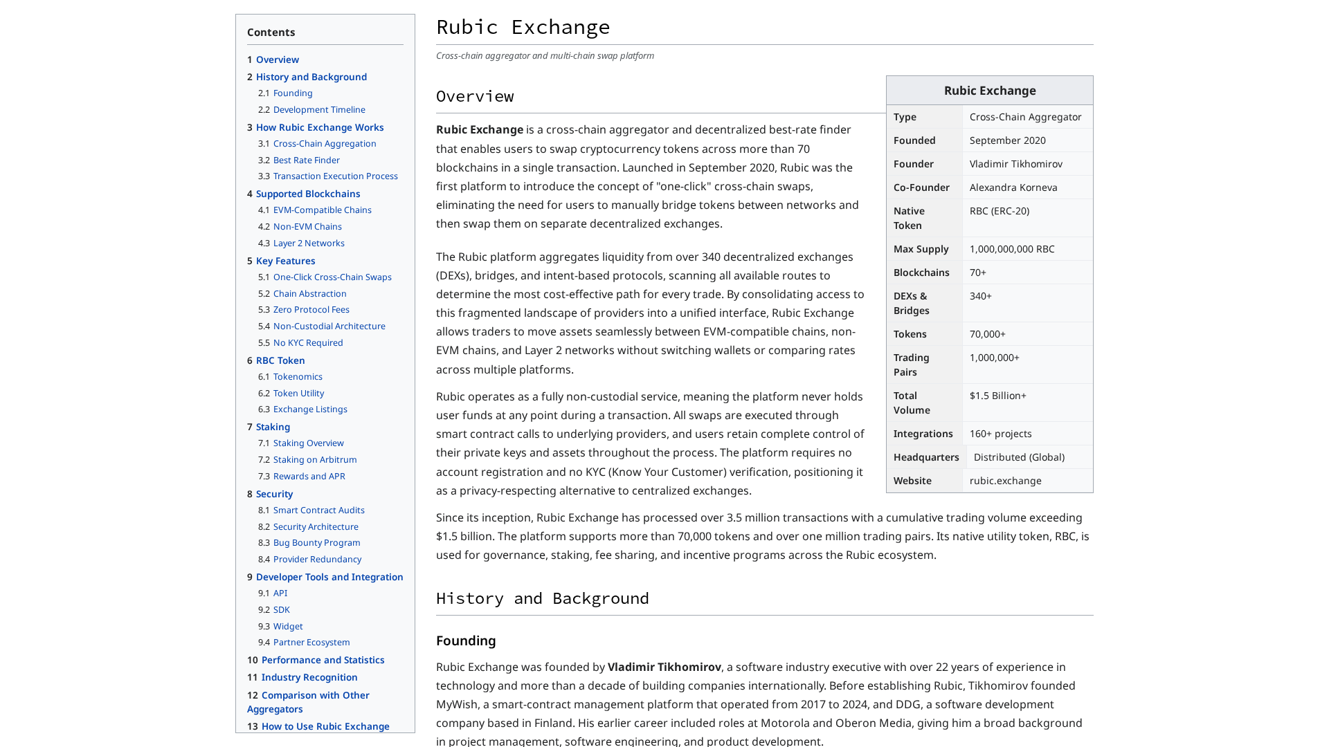 Screenshot of rubicexchange.co