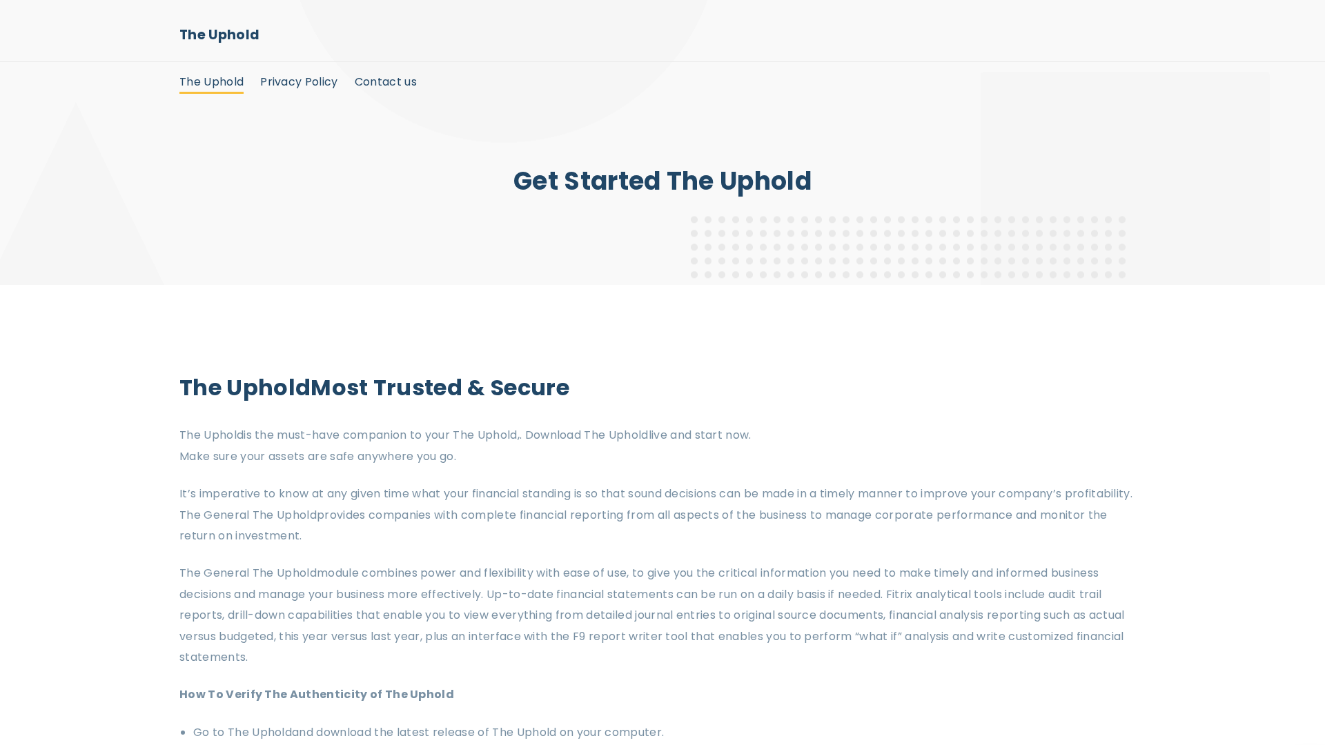 Screenshot of theuphold.com