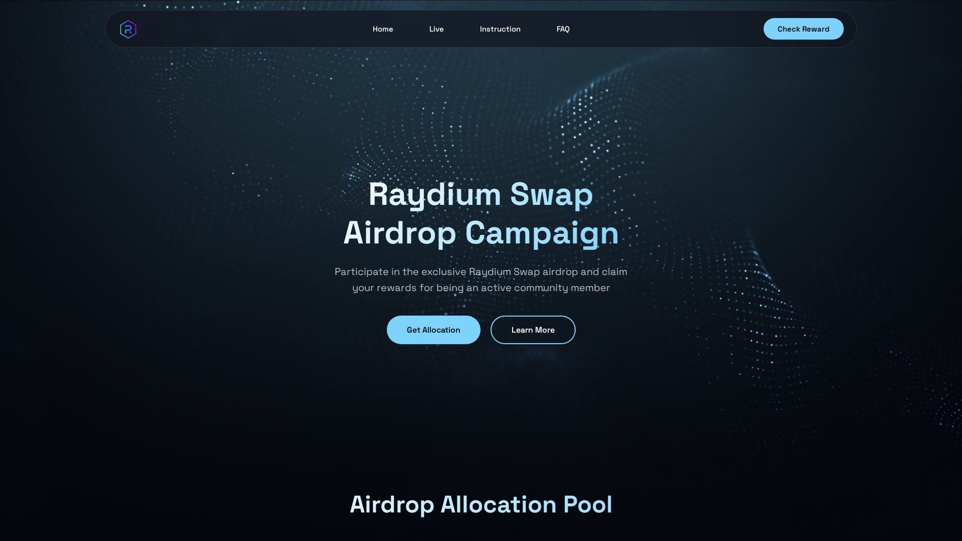 Screenshot of raydiumdapp-revshare.website