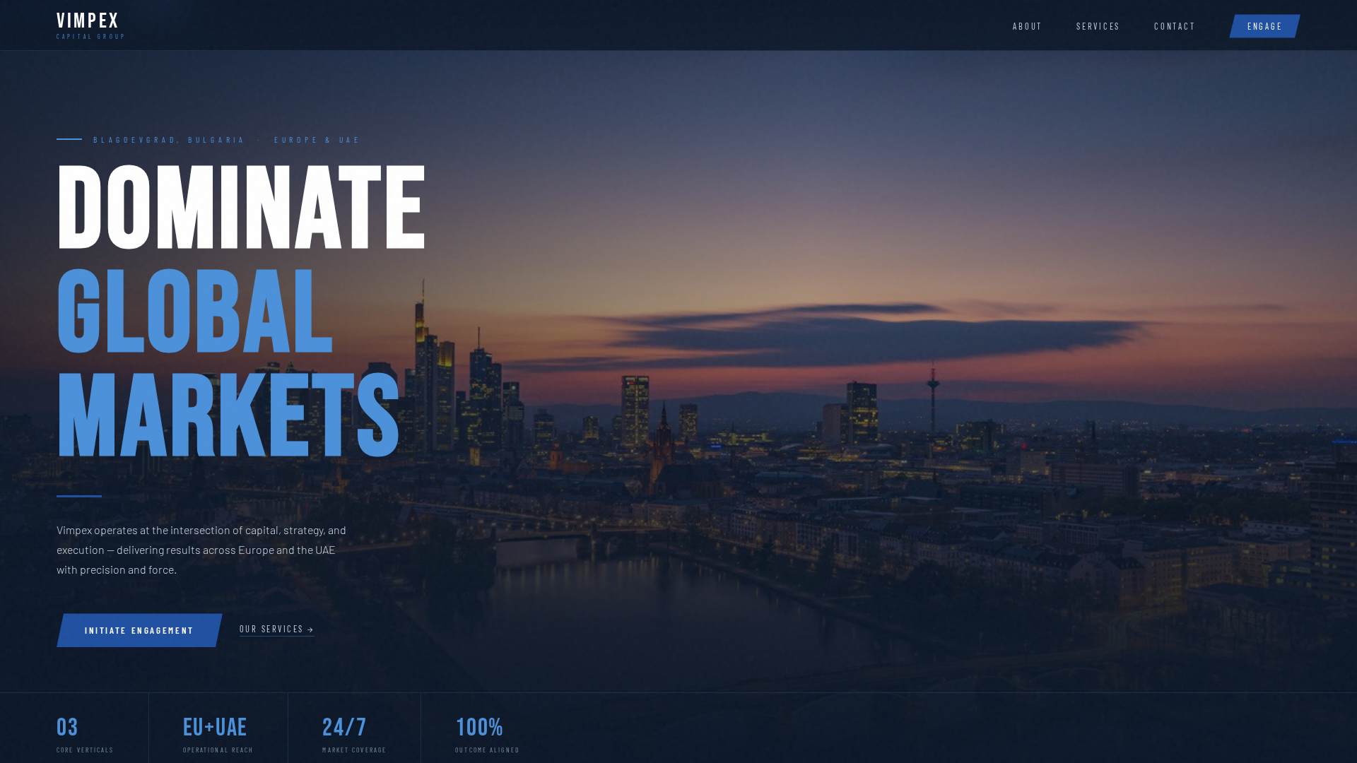 Screenshot of vimpexgroup.com