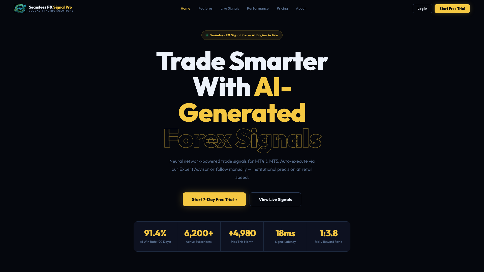 Screenshot of seamlessfxpro.com