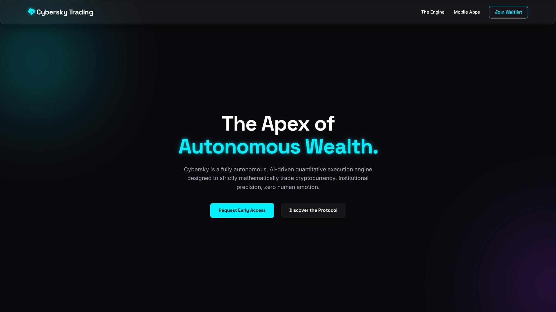 Screenshot of cyberskytrading.com