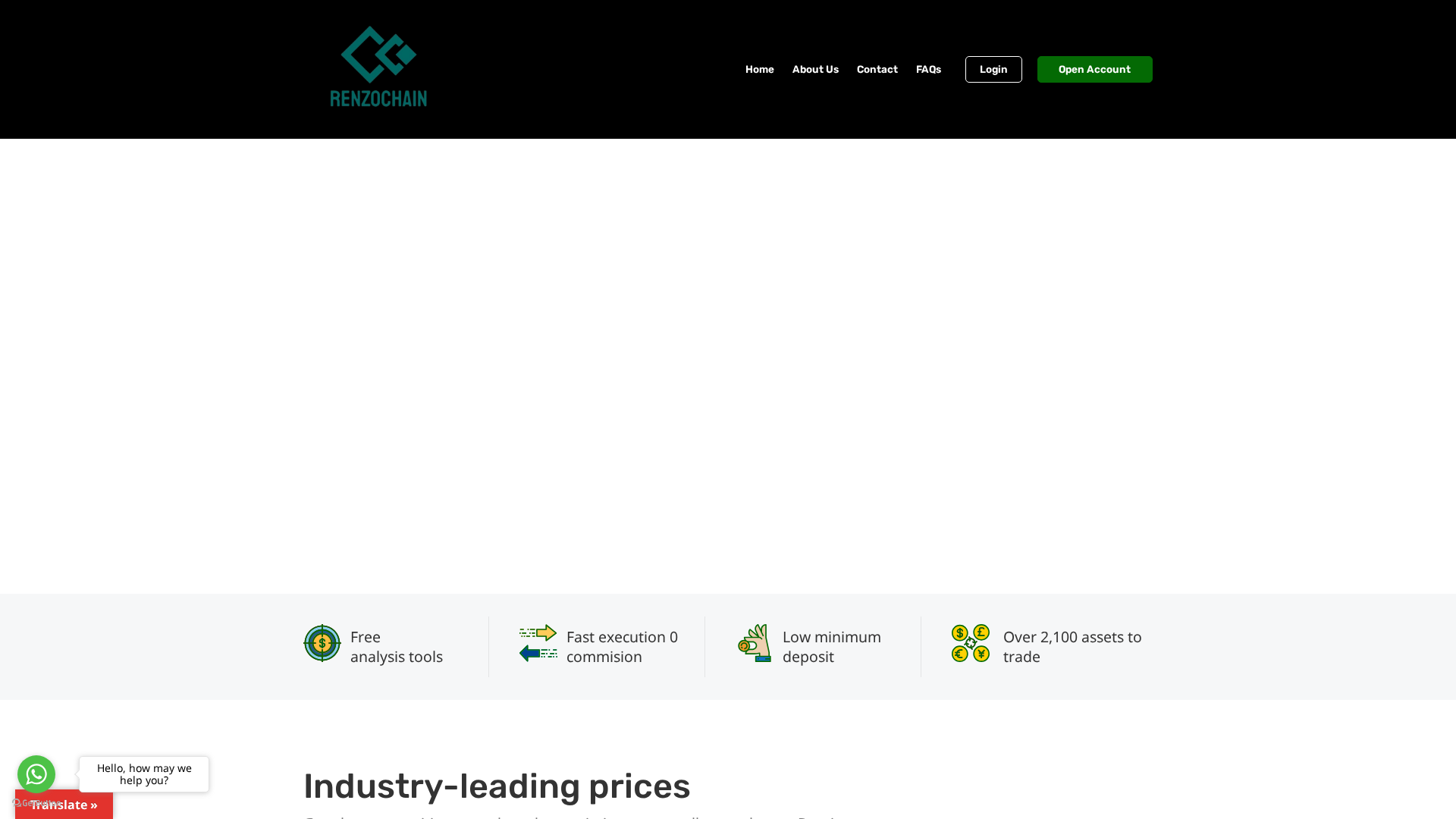 Screenshot of renzochain.org